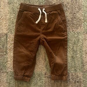 Janie and Jack Rich Brown Joggers